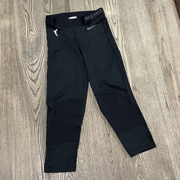 NWOT Nike Pro Dri-Fit WNBA Womens Official Issued Compression Tights Black Small - Picture 1 of 7